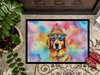 Golden Retriever Hippie Dawg Doormat 24H X 36W DAC2514 product image at NuMercy 3