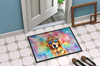 Golden Retriever Hippie Dawg Doormat 24H X 36W DAC2514 product image at NuMercy 4