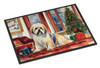 Lhasa Apso Cozy Christmas Doormat 24H X 36W product image at NuMercy