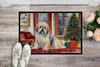 Lhasa Apso Cozy Christmas Doormat 24H X 36W product image at NuMercy 2