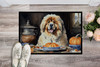 Tibetan Mastiff Fall Kitchen Pumpkins Doormat 24H X 36W product image at NuMercy 2