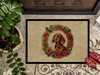 Dachshund Christmas Flowers Doormat 24H X 36W DAC2353 product image at NuMercy 3