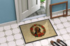 Bloodhound Christmas Flowers Doormat 24H X 36W product image at NuMercy 4