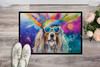 Bearded Collie Hippie Dawg Doormat 24H X 36W DAC2456 product image at NuMercy 2