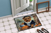 Norfolk Terrier Fall Kitchen Pumpkins Doormat 24H X 36W product image at NuMercy 4