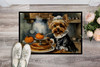 Yorkie Fall Kitchen Pumpkins Doormat 24H X 36W DAC1825 product image at NuMercy 2