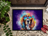 Cavalier Spaniel Hippie Dawg Doormat 24H X 36W DAC2483 product image at NuMercy 3