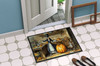 Italian Greyhound Fall Kitchen Pumpkins Doormat 24H X 36W product image at NuMercy 4