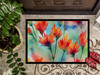 Wyoming Indian Paintbrush in Watercolor Doormat 24H X 36W DAC1719 product image at NuMercy 3