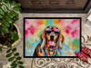 Doberman Pinscher Hippie Dawg Doormat 24H X 36W DAC2504 product image at NuMercy 3