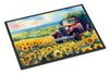 Kansas Sunflowers in Watercolor Doormat 24H X 36W DAC1654 product image at NuMercy