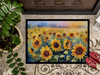 Sunflowers in Watercolor Doormat 24H X 36W DAC1617 product image at NuMercy 3
