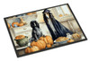 Afghan Hound Fall Kitchen Pumpkins Doormat 24H X 36W product image at NuMercy