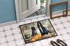 Afghan Hound Fall Kitchen Pumpkins Doormat 24H X 36W product image at NuMercy 4