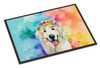 Great Pyrenees Hippie Dawg Doormat 24H X 36W DAC2518 product image at NuMercy