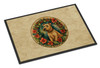 Lakeland Terrier Christmas Flowers Doormat 24H X 36W product image at NuMercy
