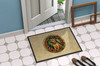Lakeland Terrier Christmas Flowers Doormat 24H X 36W product image at NuMercy 4