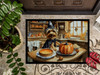 Silky Terrier Fall Kitchen Pumpkins Doormat 24H X 36W product image at NuMercy 3
