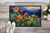 Colorado Rocky Mountain Columbine in Watercolor Doormat 24H X 36W DAC1632 product image at NuMercy 2