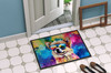 Pomeranian Hippie Dawg Doormat 24H X 36W DAC2537 product image at NuMercy 4