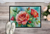 Oklahoma Roses in Watercolor Doormat 24H X 36W DAC1700 product image at NuMercy 2