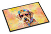 Airedale Terrier Hippie Dawg Doormat 24H X 36W product image at NuMercy