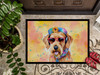 Airedale Terrier Hippie Dawg Doormat 24H X 36W product image at NuMercy 3