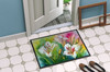 Utah Sego Lilies in Watercolor Doormat 24H X 36W DAC1711 product image at NuMercy 4
