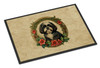 Shih Tzu Christmas Flowers Doormat 24H X 36W DAC2432 product image at NuMercy