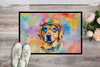 Yellow Labrador Hippie Dawg Doormat 24H X 36W DAC2528 product image at NuMercy 2