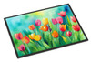 Tulips in Watercolor Doormat 24H X 36W DAC1618 product image at NuMercy