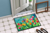 Tulips in Watercolor Doormat 24H X 36W DAC1618 product image at NuMercy 4