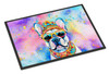 French Bulldog Hippie Dawg Doormat 24H X 36W DAC2505 product image at NuMercy