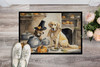 Yellow Lab Fall Kitchen Pumpkins Doormat 24H X 36W DAC1792 product image at NuMercy 2