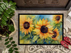 Sunflowers in Watercolor Doormat 24H X 36W DAC1611 product image at NuMercy 3