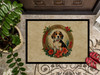 Beagle Christmas Flowers Doormat 24H X 36W product image at NuMercy 3