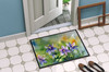 Colorado Rocky Mountain Columbine in Watercolor Doormat 24H X 36W DAC1631 product image at NuMercy 4