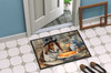 Basset Hound Fall Kitchen Pumpkins Doormat 24H X 36W DAC1827 product image at NuMercy 4