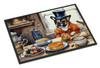 French Bulldog Fall Kitchen Pumpkins Doormat 24H X 36W product image at NuMercy
