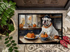 English Bulldog Fall Kitchen Pumpkins Doormat 24H X 36W DAC1755 product image at NuMercy 3