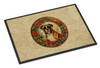 Boxer Christmas Flowers Doormat 24H X 36W product image at NuMercy