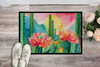Arizona Saguaro Cactus Blossom in Watercolor Doormat 24H X 36W DAC1625 product image at NuMercy 2