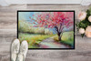 Michigan Apple Blossoms in Watercolor Doormat 24H X 36W DAC1672 product image at NuMercy 2