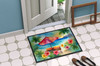 Hawaii Hawaiian Hibiscus in Watercolor Doormat 24H X 36W DAC1643 product image at NuMercy 4