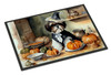 Shih Tzu Fall Kitchen Pumpkins Doormat 24H X 36W product image at NuMercy