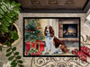 Welsh Springer Spaniel Cozy Christmas Doormat 24H X 36W DAC2761 product image at NuMercy 3