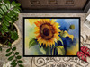 Sunflowers in Watercolor Doormat 24H X 36W DAC1613 product image at NuMercy 3