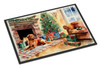 Nova Scotia Duck Tolling Retriever Cozy Christmas Doormat 24H X 36W product image at NuMercy
