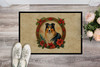 Collie Christmas Flowers Doormat 24H X 36W product image at NuMercy 2
