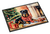 Rottweiler Cozy Christmas Doormat 24H X 36W product image at NuMercy